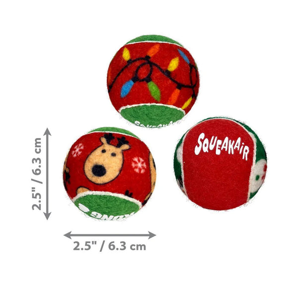 KONG Christmas SqueakAir Balls