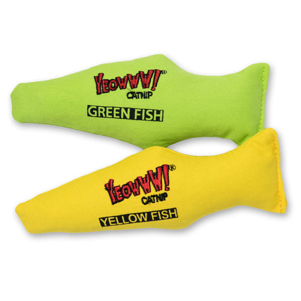 Yeowww! Yellow & Green Fish