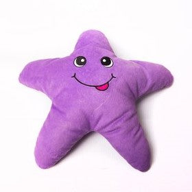 Sustainapaws Starfish 100% Recycled Plastic Double Layered Plush Dog Toy